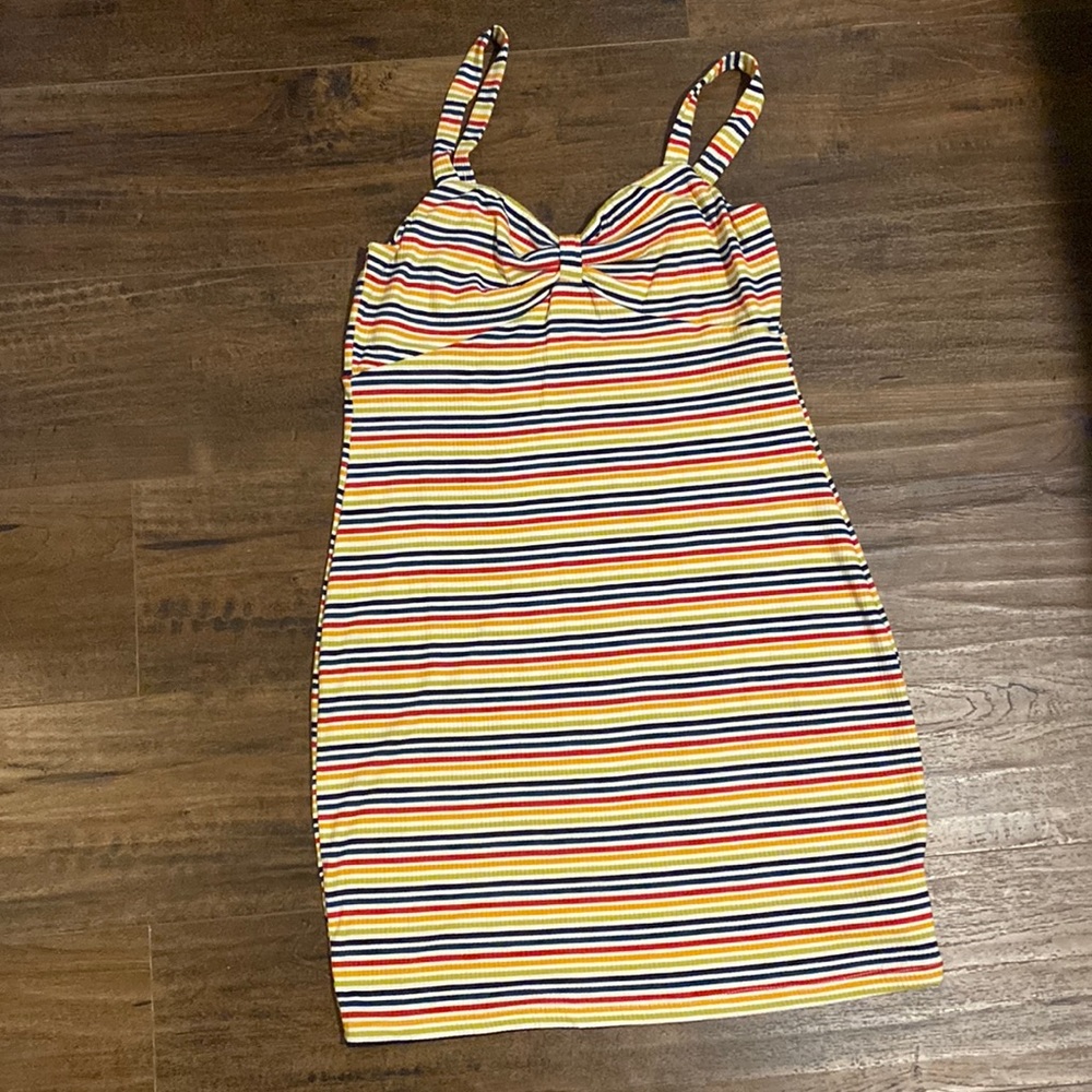 Rainbow mini dress